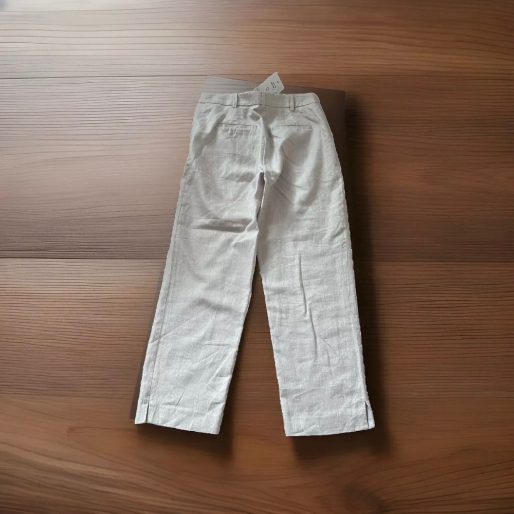 H&M Ankle-length Linen Blend Pants, Size 2, NWT